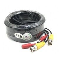 CCTV Cable 15m DC Rg58 Rg59 RG6 Coaxial BNC Extension Cable for CCTV Camera